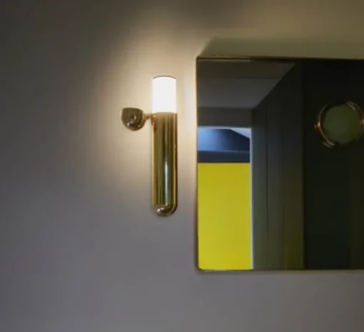 Applique murale, ISP wall LEFT, laiton, LED, 2700k, , L12,1cm, H37,1cm - Dcw editions