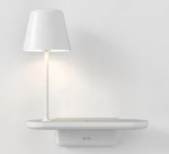 Applique murale, ito, blanc mat, blanc mat, L31cm, H34,4cm - Astro