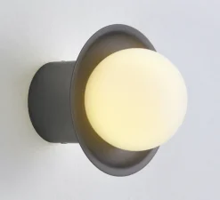 Applique*CVL Applique murale, Janed 120 simple, , Ø12cm, H8cm - Graphite satiné