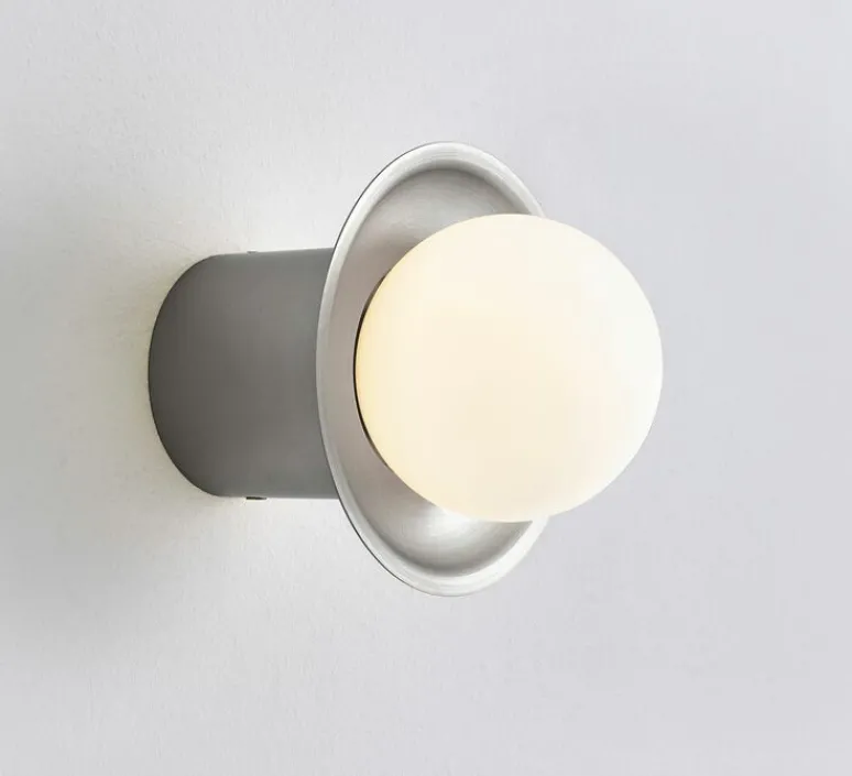 Applique*CVL Applique murale, Janed 120 simple, , Ø12cm, H12cm - nickel satiné