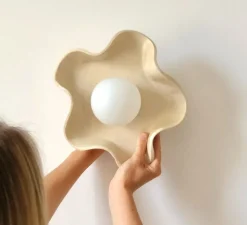 Applique|Enfants*Carré Coco Applique murale, Jelly, , L20cm, H26cm - sable