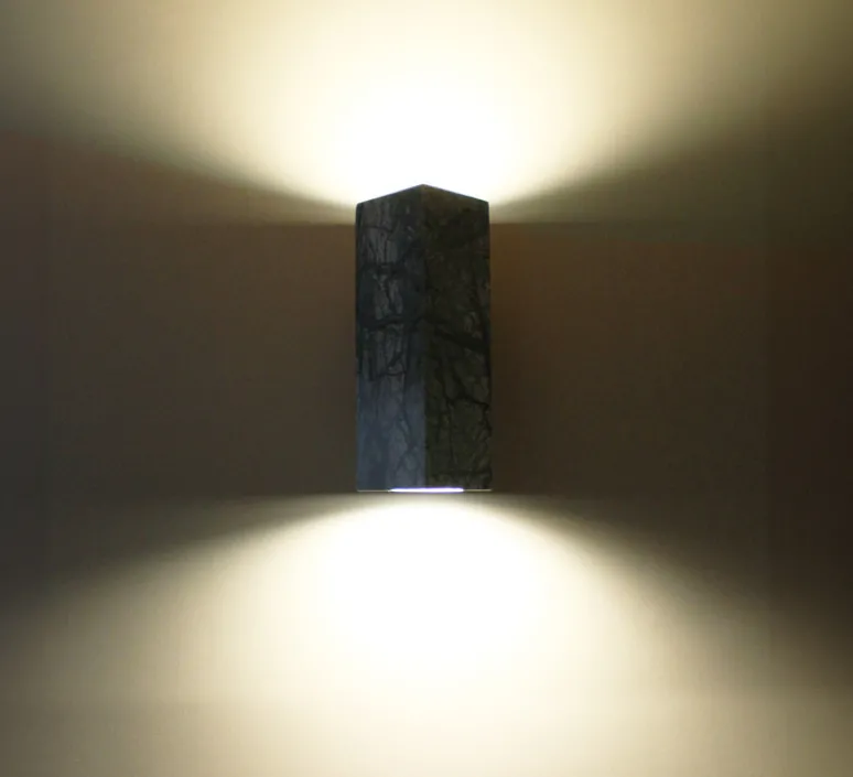 Applique*BACCARIS Applique murale, Kali Square, , L11,3cm, H25cm - Marbre vert