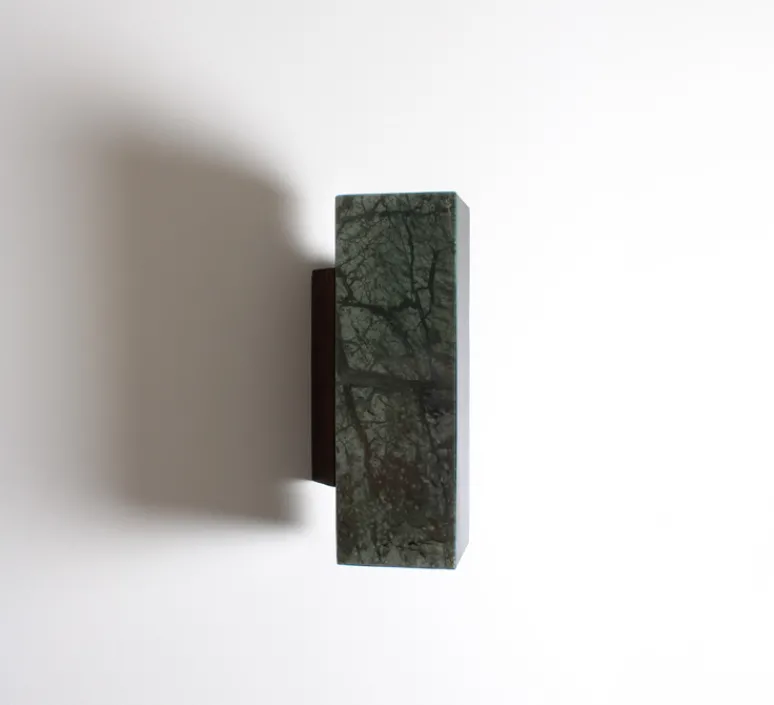 Applique*BACCARIS Applique murale, Kali Square, , L11,3cm, H25cm - Marbre vert