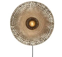 Applique*Good&Mojo Applique murale, Kalimantan S, , L44cm, H44cm - naturel