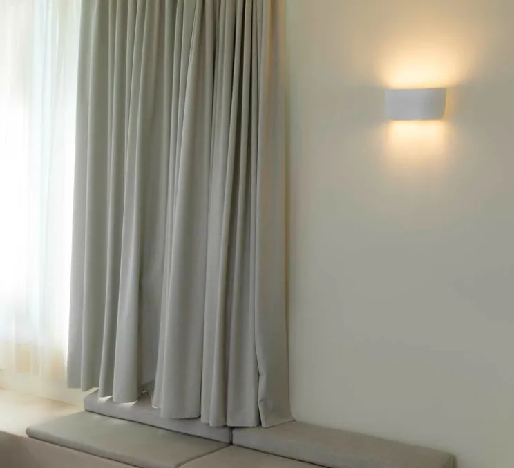 Applique murale, Kappu 300, blanc, L30cm, H16,8cm - Faro