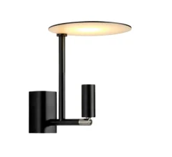 Applique*Carpyen Applique murale, Kelly, , LED, 2700K, 380lm, Ø15cm, H18cm - noir et or
