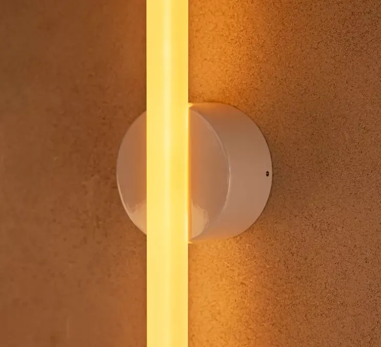 Applique murale, KILTER, blanc, IP44, LED, dim, 2700K, 375 lm, L17cm, H64cm - Tala