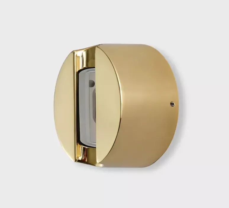 Applique*Tala Applique murale, KILTER, , IP44, LED, dim, 2700K, 375 lm, L17cm, H50cm - laiton