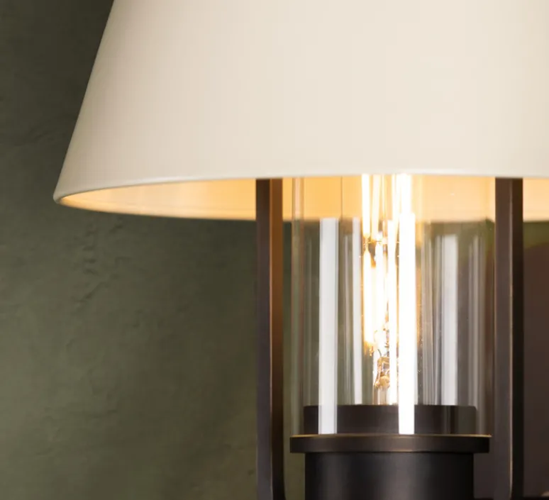 Applique*Hudson Valley Lighting Applique murale, Kindle, , Ø22,3cm, H32,4cm - bronze et sable