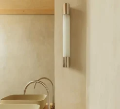 Applique*Faro Applique murale, Kiva 600, , IP44, LED, 3000K, 1103 lm, L6,8cm, H60cm - chrome