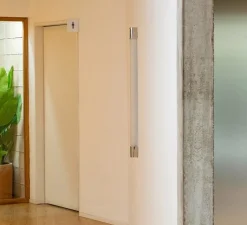 Applique*Faro Applique murale, Kiva 1200, , IP44, LED, 3000K, 1852 lm, L6,8cm, H120cm - chrome