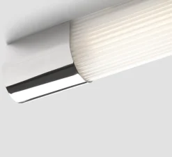 Applique*Faro Applique murale, Kiva 900, , IP44, LED, 3000K, 1581 lm, L6,8cm, H90cm - chrome