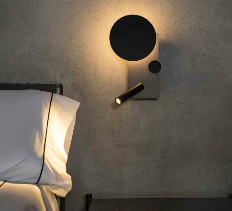 Applique*Faro Applique murale, KLEE droite, , L30cm, H27cm - gris