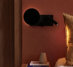 Applique*Faro Applique murale, KLEE droite, , 2700K, 1021lm, L30cm, H27cm - noir