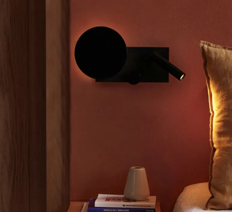 Applique*Faro Applique murale, KLEE droite, , 2700K, 1021lm, L30cm, H27cm - noir