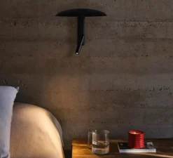 Applique*Marset Applique murale, Konoha, , LED, 2700K, 137 lm, L27,4cm, H20,8cm - noir