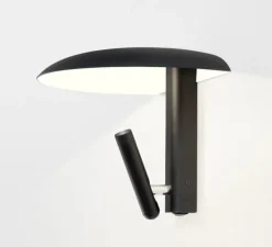 Applique*Marset Applique murale, Konoha, , LED, 2700K, 137 lm, L27,4cm, H20,8cm - noir