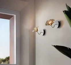 Applique*Slamp Applique murale, La Fleur, , L18cm, H16cm - noir et or