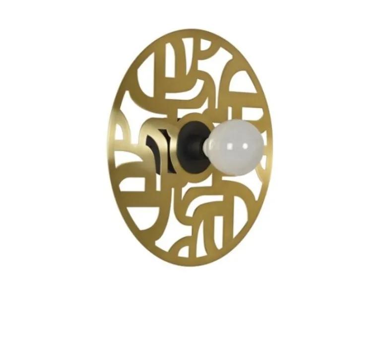 Applique*Market Set Applique murale, Labyrinthe, , Ø40cm, P10cm - laiton