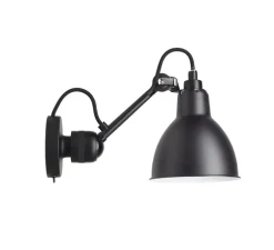 Applique murale, Lampe Gras N°304 SW, avec interrupteur, noir, L14cm, H14cm - DCW éditions