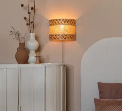 Applique*Good&Mojo Applique murale, Langkawi, , Ø32cm, H25cm - naturel et marron