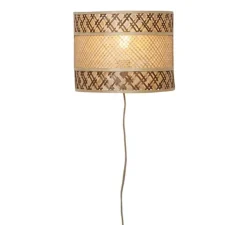 Applique*Good&Mojo Applique murale, Langkawi, , Ø32cm, H25cm - naturel et marron