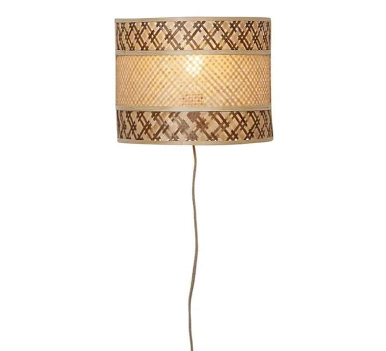 Applique*Good&Mojo Applique murale, Langkawi, , Ø32cm, H25cm - naturel et marron