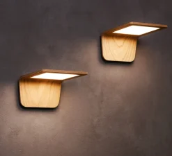 Applique*Tunto Applique murale LED, Butterfly, , 3000K, L17,5cm - chêne