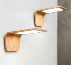 Applique*Tunto Applique murale LED, Butterfly, , 3000K, L17,5cm - chêne