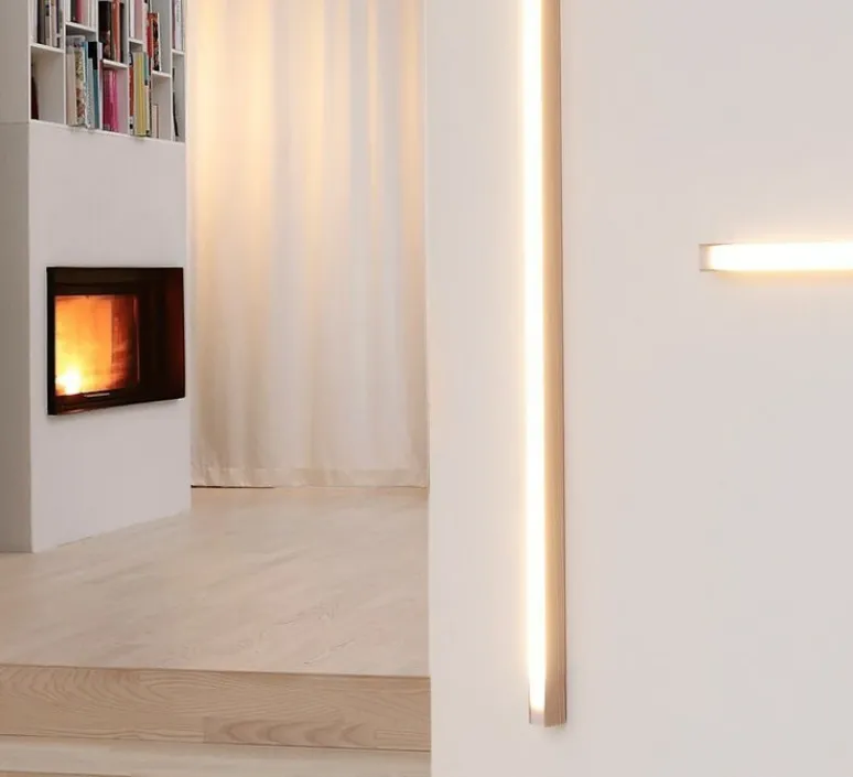 Applique*Tunto Applique murale, LED40, , L70cm, H4cm, 800lm, 3000K, dimmable - chêne
