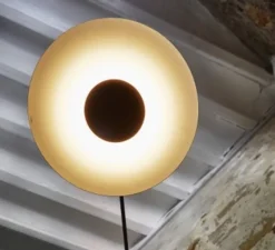 Applique*Marset Applique murale, LED, 2700k, 698lm, pivotante, Ginger A XL 42, avec interrupteur, , L132cm - wengé