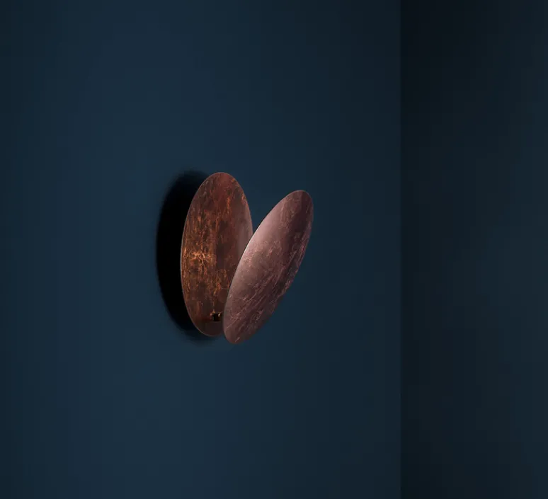 Applique*Catellani & Smith Applique murale, Lederam W, , LED, dim, 2700K, 1550 lm, Ø25cm, H25cm - cuivre