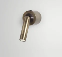 Applique*Marset Applique murale, Ledtube A, , LED, 2700K, 226 lm, L6,5cm, H6,5cm - bronze