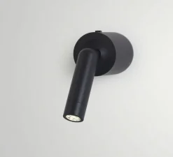 Applique*Marset Applique murale, Ledtube A, , LED, 2700K, 131 lm, L6,5cm, H6,5cm - noir