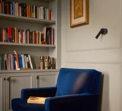 Applique*Marset Applique murale, Ledtube A, , LED, 2700K, 131 lm, L6,5cm, H6,5cm - noir