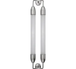 Applique*Umage Applique murale, Lemon squeeze double long, , L18,5cm, H94cm - acier poli, verre opalin