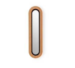 Applique*LZF Applique murale, Lens Superoval, , LED, 3000K, 533lm, L22cm, H78cm - bois naturel de cerisier, noir