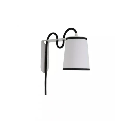 Applique*DesignHeure Applique murale, Lightbook, , Ø10cm, H14cm - noir et blanc