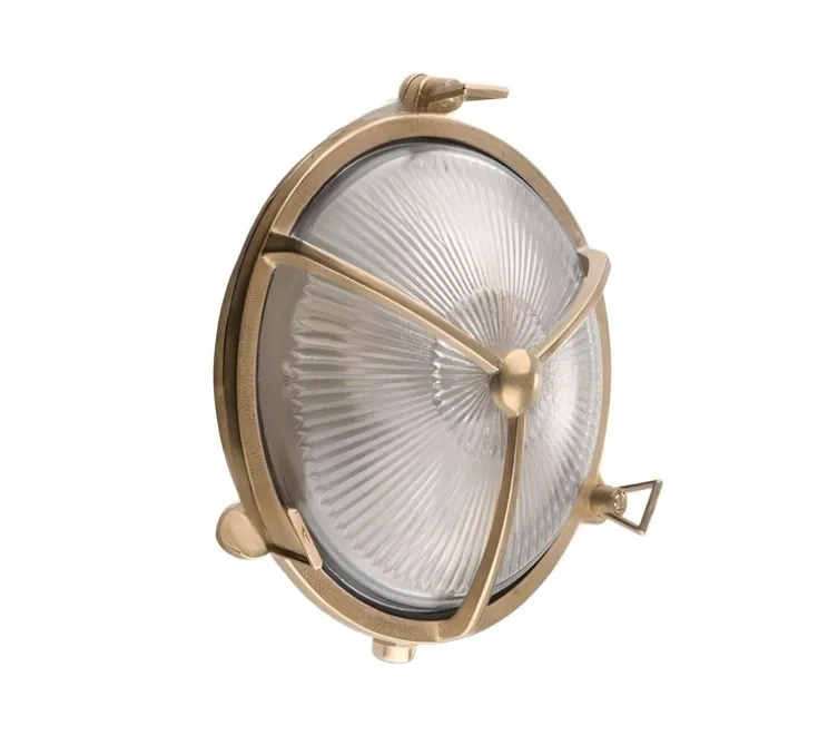 Applique murale, light.o.084, laiton, IP64, L20cm, H20cm - Zangra