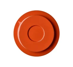 Applique murale, Lille 18, rouge orangé, Ø18cm, P9,3cm - Pholc