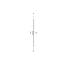 Applique murale, Linescapes, blanc, LED, 3000K, 1125lm, L4cm, H102cm - Nemo Lighting