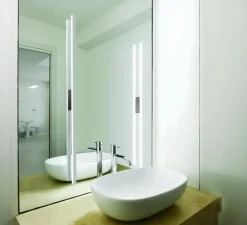 Applique*Nemo Lighting Applique murale, Linescapes, , LED, 2700K, 1125lm, L2cm, H102cm - blanc