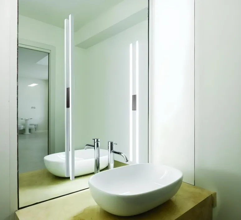 Applique*Nemo Lighting Applique murale, Linescapes, , LED, 2700K, 1125lm, L2cm, H102cm - blanc