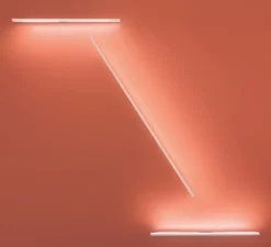 Applique*Nemo Lighting Applique murale, Linescapes, , LED, 2700K, 1125lm, L2cm, H102cm - blanc