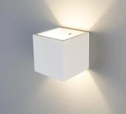 Applique*Mullan Lighting Applique murale, Lisbon, , Ø11.5cm, H11.5cm - blanc