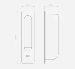 Applique murale, liseuse, Keta USB-C, or mat, LED, 2700K, 155 lm, L6,3cm, H25,6cm - Astro