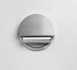 Applique*Marset Applique murale, liseuse, Ledtube R droite, , avec grille, LED, 2700k, 115,5lm, H13,2cm - aluminium