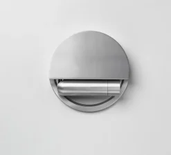 Applique murale, liseuse, Ledtube R gauche, aluminium, avec grille, LED, 2700k, 115,5lm, H13,2cm - Marset