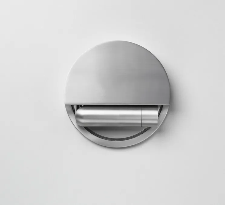 Applique murale, liseuse, Ledtube R gauche, aluminium, avec grille, LED, 2700k, 115,5lm, H13,2cm - Marset