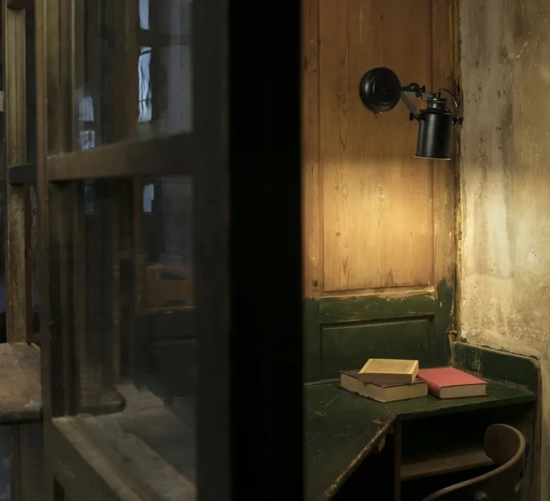 Applique*Faro Applique murale, List, , L8,5cm, H33,5cm - noir mat